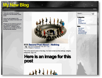 wordpress active theme