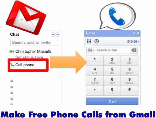 call phone gmail