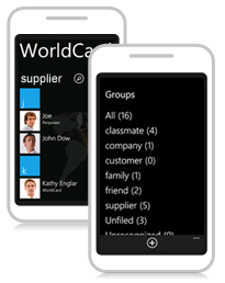 WorldCard Mobile business card reader app