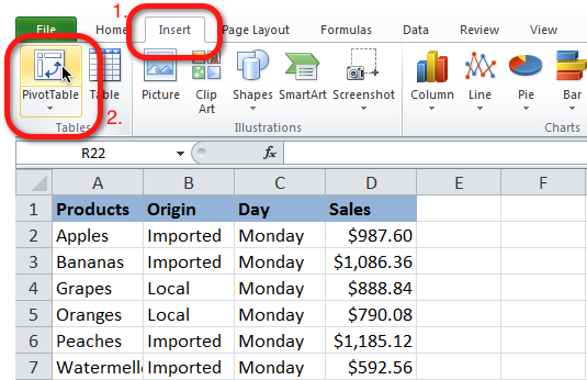 Excel Pivot Table Tutorial